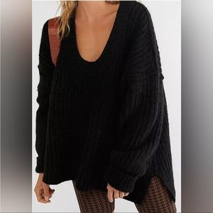 Free people knit oversized sweater